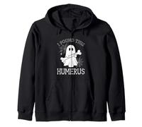 I Found This Humerus - Drôle de fantôme Disant Effrayant Halloween Sweat à Capuche