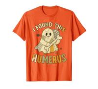I Found This Humerus Funny Ghost Patchwork Halloween T-Shirt
