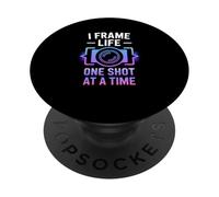 I Frame Life One Shot at A Time PopSockets PopGrip Adhésif