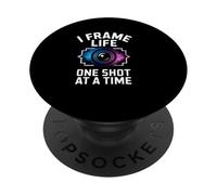 I Frame Life One Shot at A Time PopSockets PopGrip Adhésif