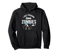 I Freaking Love Zombies Cadeau pour Enfants pour Halloween Sweat à Capuche