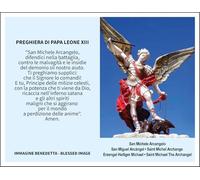 I G J BEAUCOUP D'IMAGES AVEC PRIÈRE DE SAINT MICHEL ARCHANGE AVEC PRIÈRE EN 5 LANGUES : ITALIEN/ALLEMAND/ANGLAIS/FRANÇAIS/ESPAGNOL