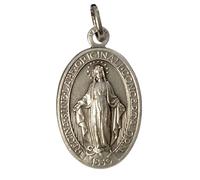 I G J LA MÉDAILLE MIRACULEUSE - L'ORIGINALE - 100% MADE IN ITALY - LES MÉDAILLES DES SAINTS PATRONS