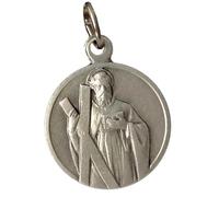 I G J MÉDAILLE DE SAINT ANDRÉ APÔTRE - LES MÉDAILLES DES SAINTS PATRONS - 100% FABRIQUÉ EN ITALIE
