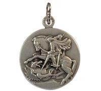 I G J Médaille de Saint Georges Martyr - Les médailles des Saints Patrons -100% Made in Italy