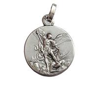 I G J Médaille de Saint Michel Archange en Argent Massif 925 …