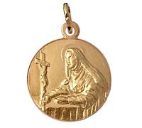 I G J Médaille de Sainte Rita de Cascia - Patron des Cas impossibles- 100% Made in Italy