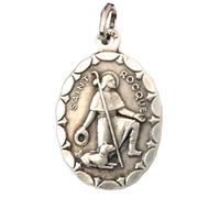 I G J Médaille Ovale de Saint Roch de Montpellier - Médailles des Saints Patrons