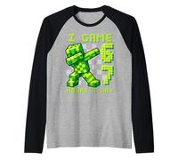 I Game 67 Heures par Jour Six Seven Birthday Gamer Manche Raglan