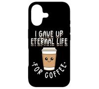 I Gave Up Eternal Life for Coffee Citation Humoristique Ex Mormon LDS Coque pour iPhone 17