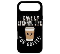 I Gave Up Eternal Life for Coffee Citation Humoristique Ex Mormon LDS Coque pour iPhone Air