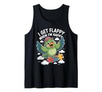 I Get Flappy When I'm Happy Cute Autism Awareness Bird Débardeur