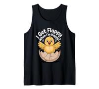 I Get Flappy When I'm Happy Cute Autism Awareness Bird Débardeur
