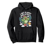 I Get Flappy When I'm Happy Cute Autism Awareness Bird Sweat à Capuche