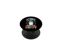 I Get Flappy When I'm Happy Manchot PopSockets PopGrip Adhésif