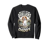I Get My Good Looks from Daddy Bernois Mountain Dog Lover Sweatshirt