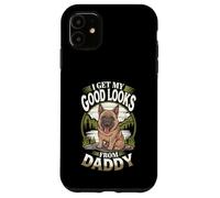 « I Get My Good Looks from Daddy German Shepherd Dog Lover » Coque pour iPhone 11