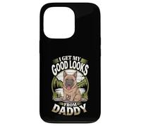 « I Get My Good Looks from Daddy German Shepherd Dog Lover » Coque pour iPhone 13 Pro
