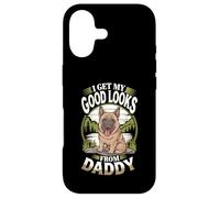 « I Get My Good Looks from Daddy German Shepherd Dog Lover » Coque pour iPhone 17