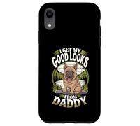 « I Get My Good Looks from Daddy German Shepherd Dog Lover » Coque pour iPhone XR