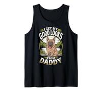« I Get My Good Looks from Daddy German Shepherd Dog Lover » Débardeur
