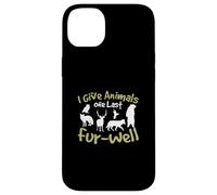 I Give Animals One Last Furwell Taxidermists Peluche pour Animaux Coque pour iPhone 14 Plus