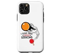 I Give Free Smash Lessons Funny Table Tennis Player Love Coque pour iPhone 11 Pro