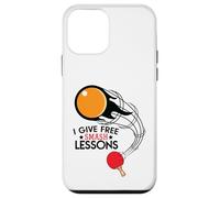 I Give Free Smash Lessons Funny Table Tennis Player Love Coque pour iPhone 12 Mini