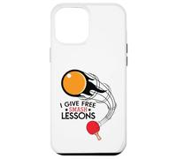 I Give Free Smash Lessons Funny Table Tennis Player Love Coque pour iPhone 12 Pro Max