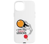 I Give Free Smash Lessons Funny Table Tennis Player Love Coque pour iPhone 15 Plus