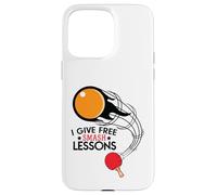 I Give Free Smash Lessons Funny Table Tennis Player Love Coque pour iPhone 15 Pro Max