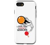 I Give Free Smash Lessons Funny Table Tennis Player Love Coque pour iPhone SE (2020) / 7/8