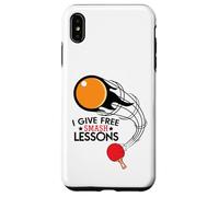 I Give Free Smash Lessons Funny Table Tennis Player Love Coque pour iPhone XS Max