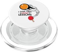 I Give Free Smash Lessons Funny Table Tennis Player Love PopSockets PopGrip pour MagSafe