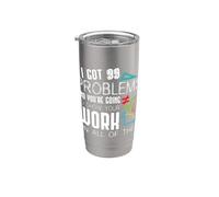 I Got 99 Problems Show Your Work Funny Tutor - Math Teacher Gobelet isotherme en acier inoxydable double paroi