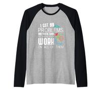 I Got 99 Problems Show Your Work Funny Tutor - Math Teacher Manche Raglan