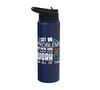 I Got 99 Problems Show Your Work Funny Tutor - Math Teacher Stainless Steel Insulated Water Bottle