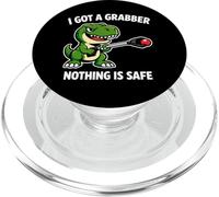 I Got A Grabber Nothing is Safe Dinosaure PopSockets PopGrip pour MagSafe