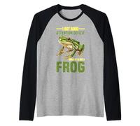 I Got ADHD Attention Deficit Hold Up Is Dat A Frog Manche Raglan