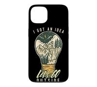 I Got an Idea Let's Go Outside Vintage Hiking Outdoors Lover Coque pour iPhone 13