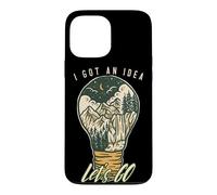 I Got an Idea Let's Go Outside Vintage Hiking Outdoors Lover Coque pour iPhone 13 Pro Max