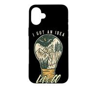 I Got an Idea Let's Go Outside Vintage Hiking Outdoors Lover Coque pour iPhone 16 Plus