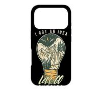 I Got an Idea Let's Go Outside Vintage Hiking Outdoors Lover Coque pour iPhone 17 Pro