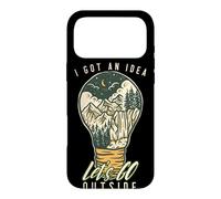 I Got an Idea Let's Go Outside Vintage Hiking Outdoors Lover Coque pour iPhone 17 Pro Max