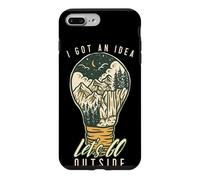 I Got an Idea Let's Go Outside Vintage Hiking Outdoors Lover Coque pour iPhone 7 Plus/8 Plus