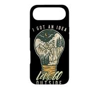 I Got an Idea Let's Go Outside Vintage Hiking Outdoors Lover Coque pour iPhone Air