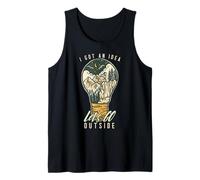 I Got an Idea Let's Go Outside Vintage Hiking Outdoors Lover Débardeur
