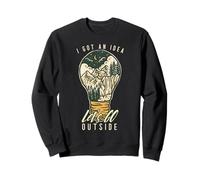 I Got an Idea Let's Go Outside Vintage Hiking Outdoors Lover Sweatshirt