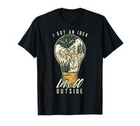 I Got an Idea Let's Go Outside Vintage Hiking Outdoors Lover T-Shirt