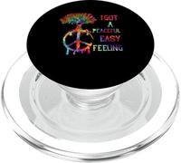 I Got Peaceful Easy Feel Hippie Peaceful Tie Dye Feeling PopSockets PopGrip pour MagSafe